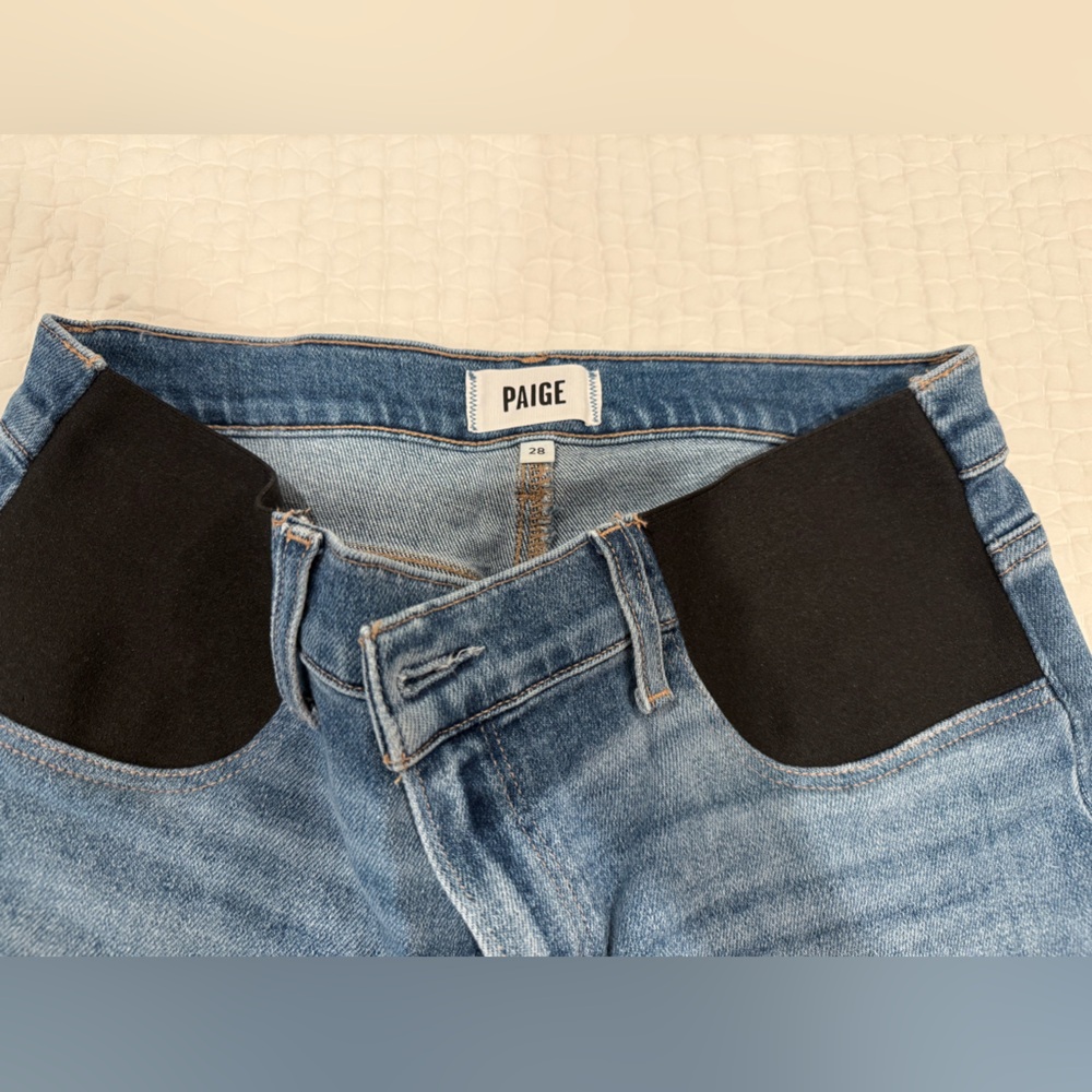 Paige Cindy Maternity Jeans Mel Size 28 - Picture 4 of 6